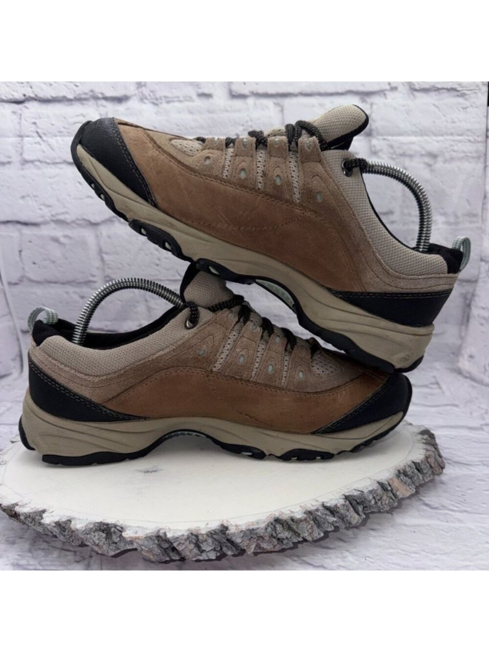 Timberland Womens Ossipee Gore-Tex WP Hiking Shoes Taupe Leather Size 10 - Picture 10 of 12